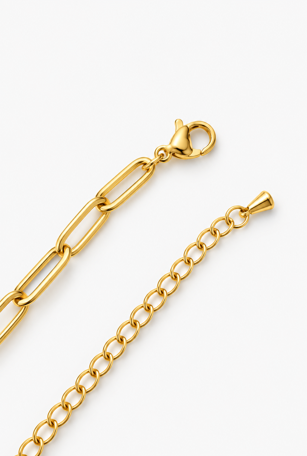 Paperclip Chain Bracelet | 18K Gold