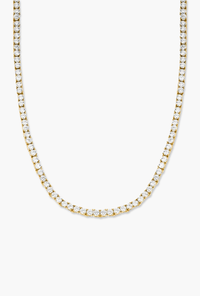 Tennis Necklace | 18K Gold