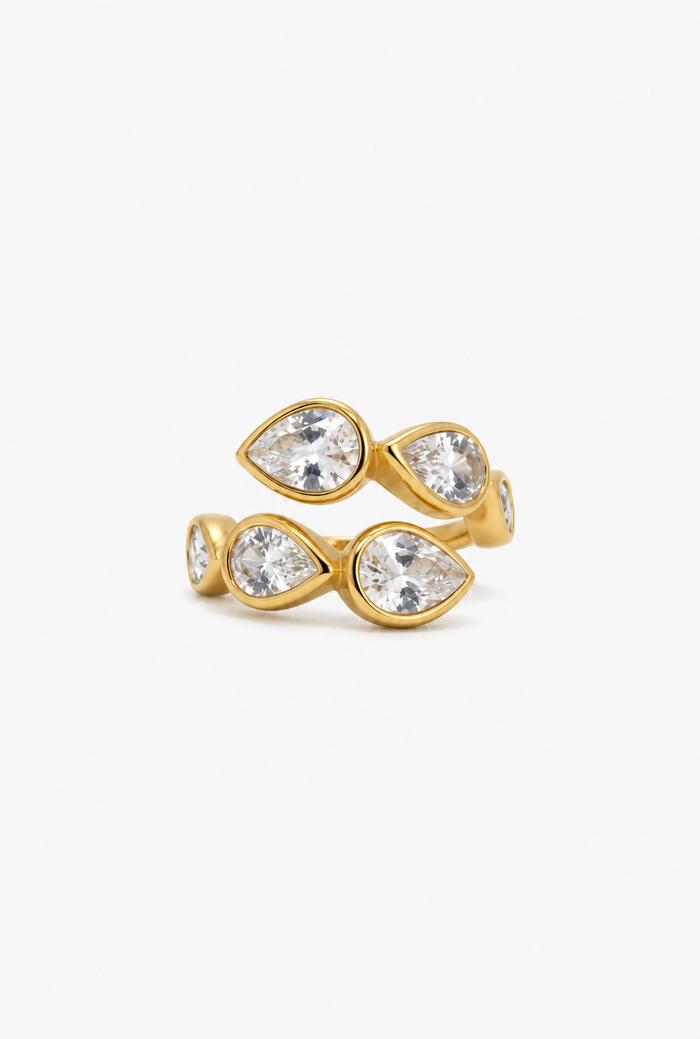 Eternal Drop Ring | 18K Gold