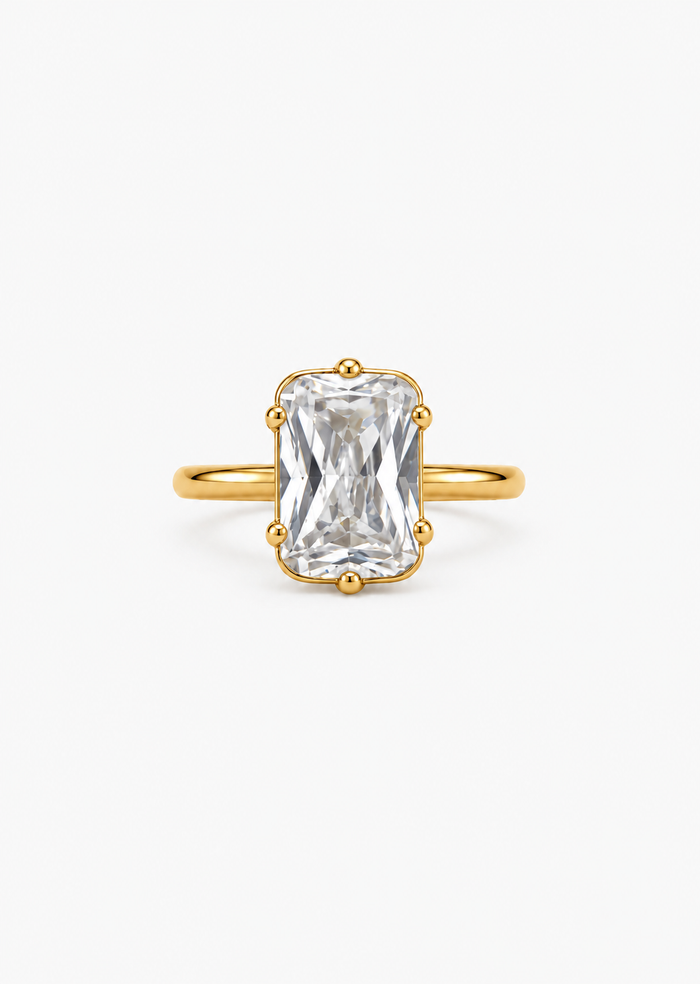 Signature Solitaire Ring | 18K Gold