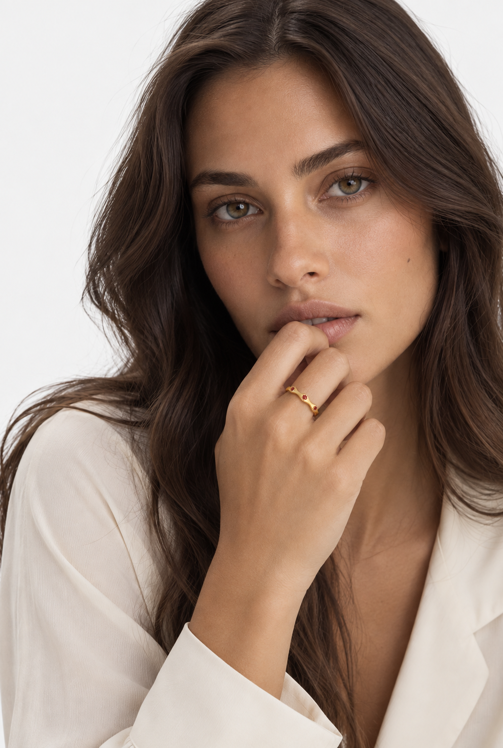 Molten Stacking Ring | 18K Gold