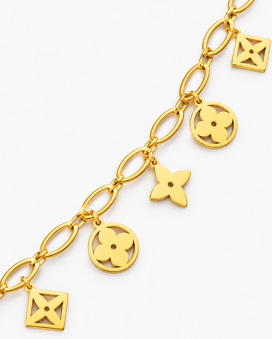 Signature Charm Bracelet | 18K Gold