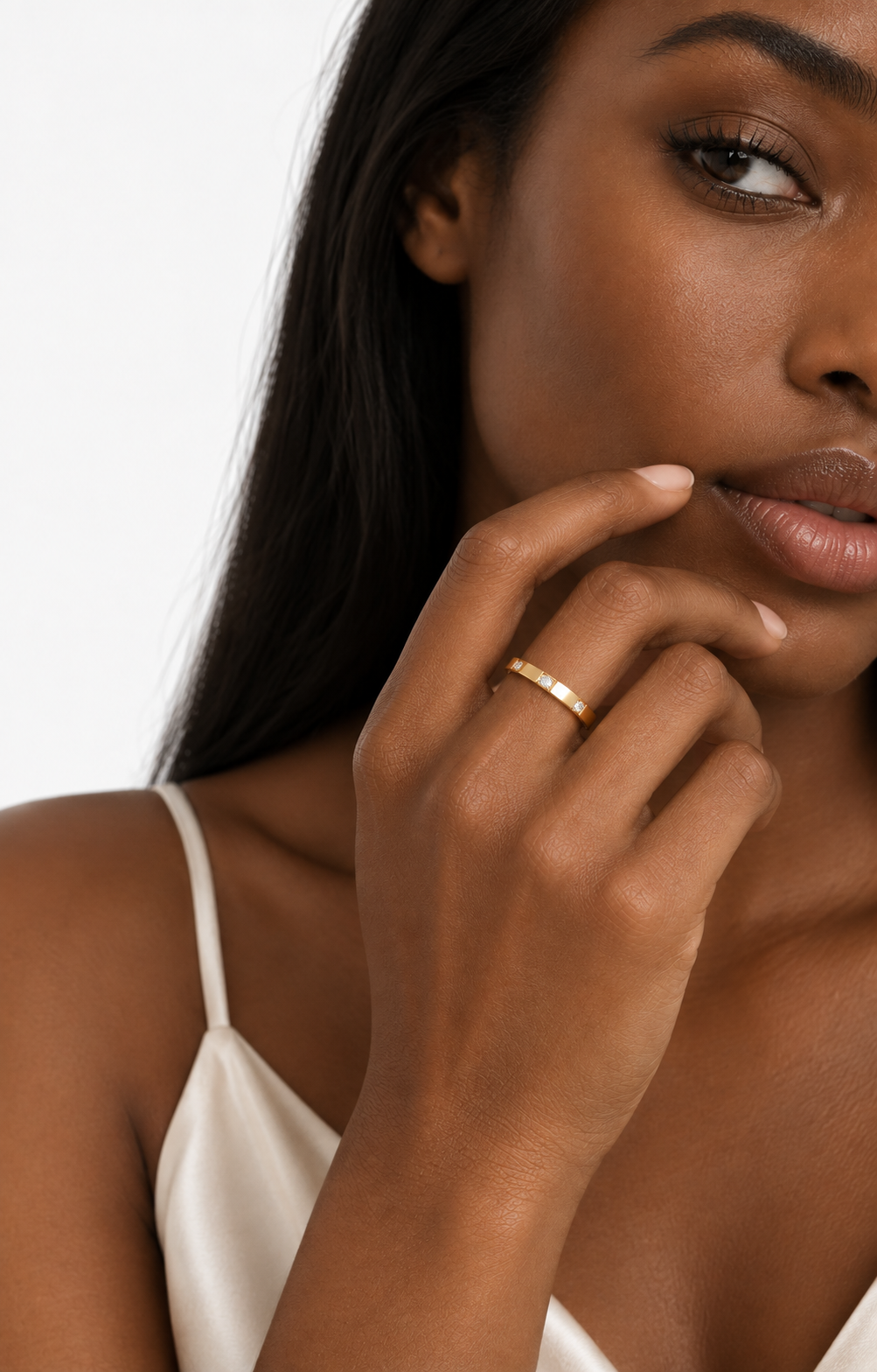 Channel Band Ring | 14K Gold