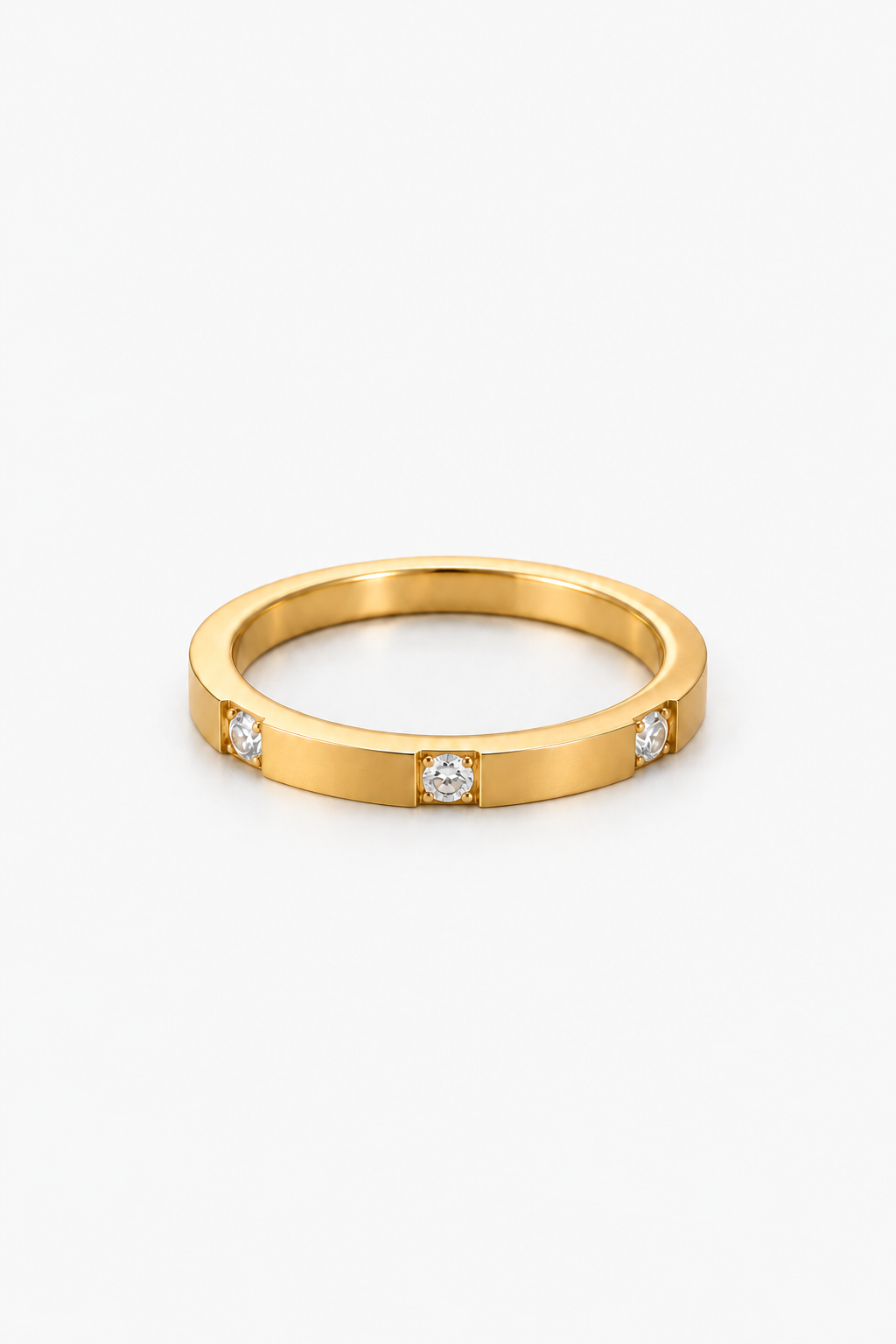 Channel Band Ring | 14K Gold