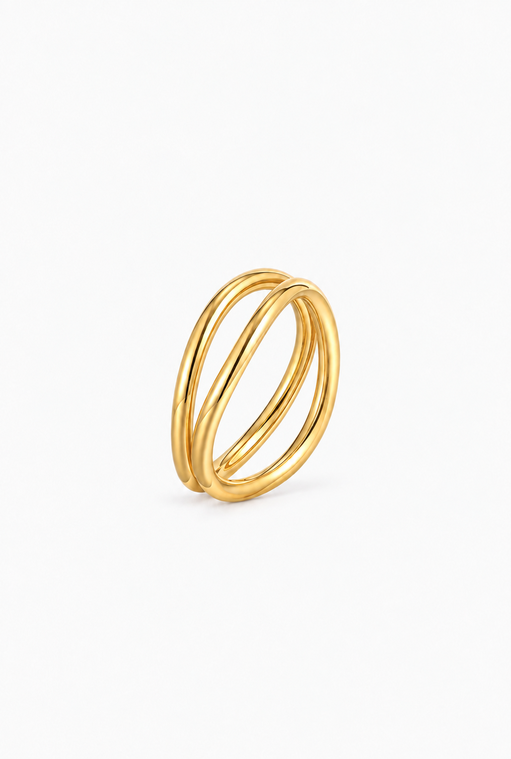 Double Stacking Ring Set | 18K Gold