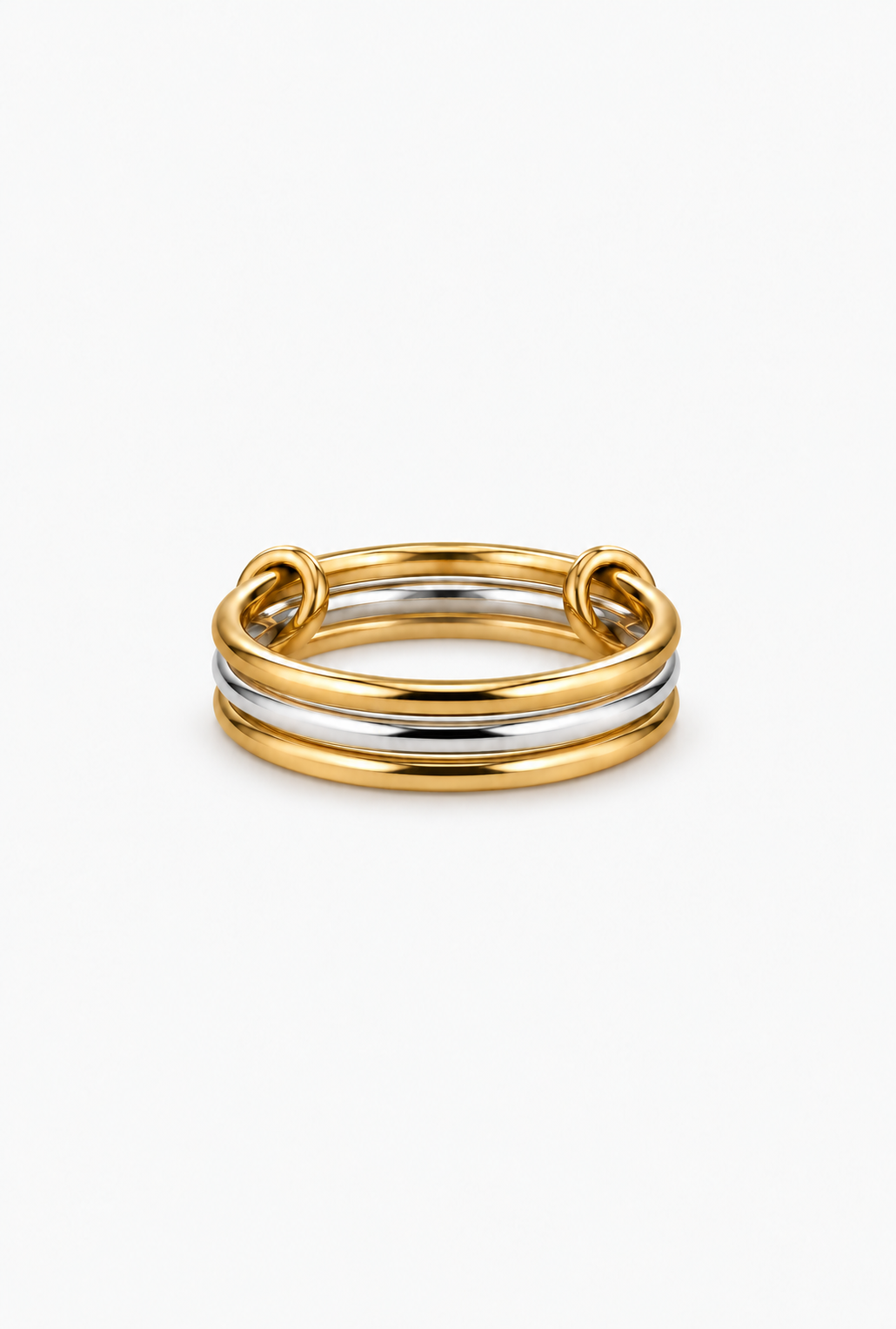 Interlinked Stacking Ring | 18K Gold