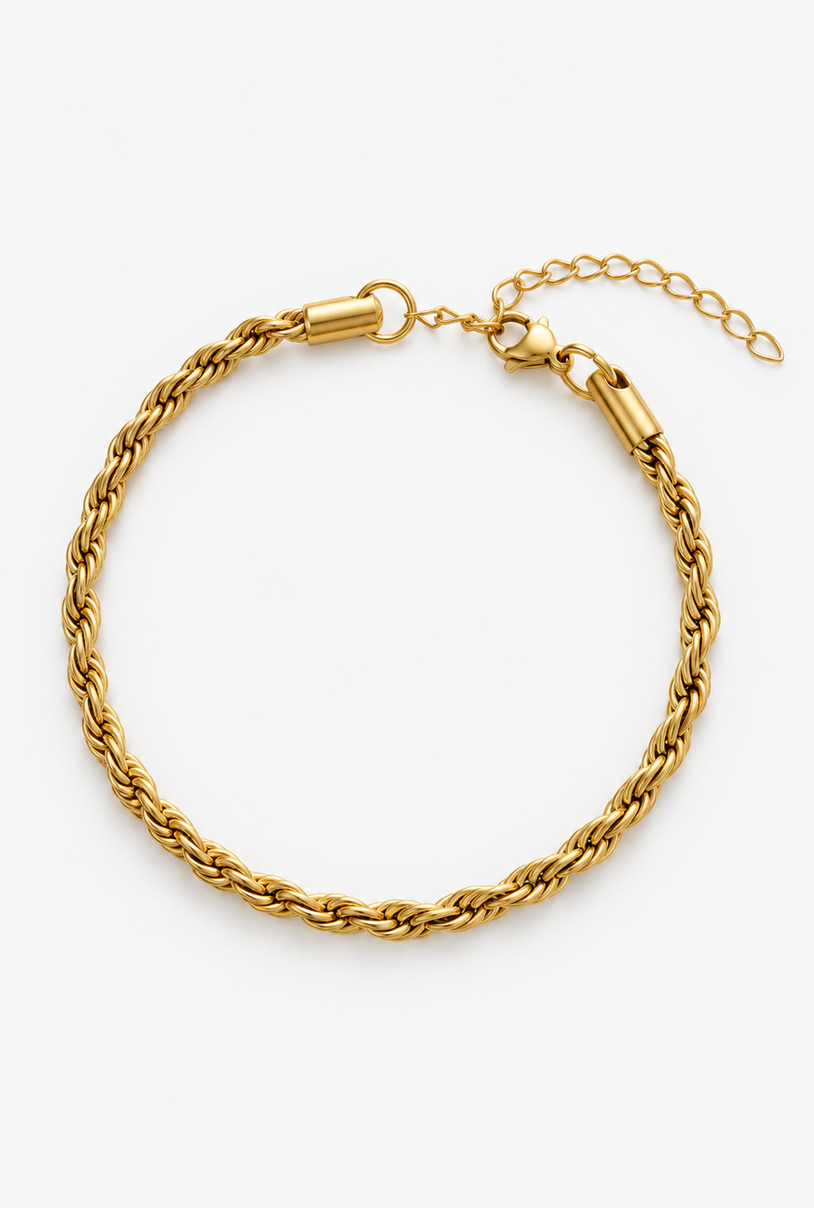 Rope Chain Bracelet | 18K Gold