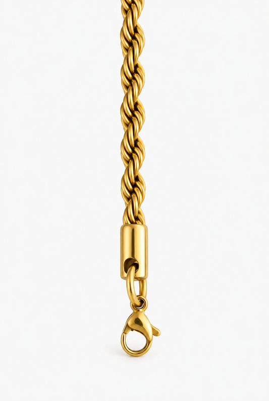 Rope Chain Bracelet | 18K Gold