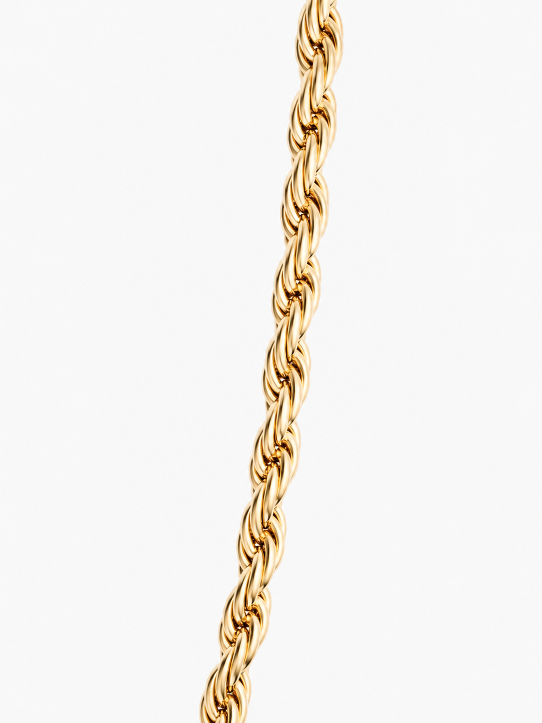 Rope Chain Necklace | 18K Gold