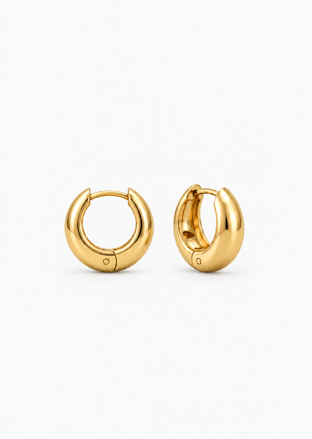 Small Huggie Hoops | 18K Gold