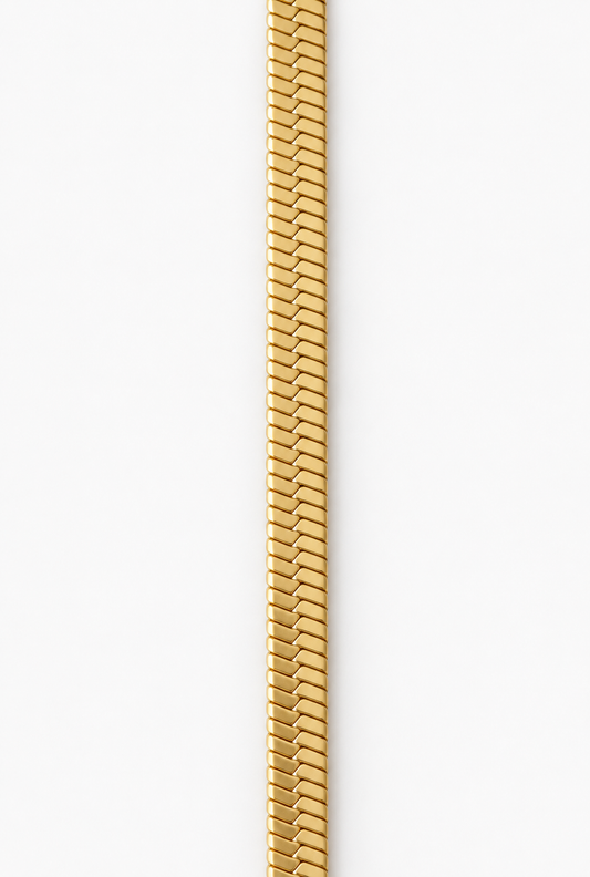 Snake Chain Bracelet | 18K Gold