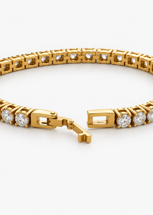 Tennis Bracelet | 18K Gold
