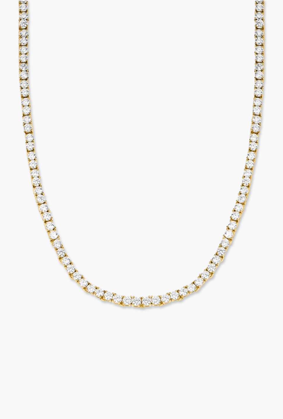 Tennis Necklace | 18K Gold