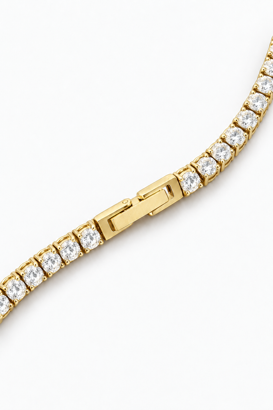 Tennis Necklace | 18K Gold