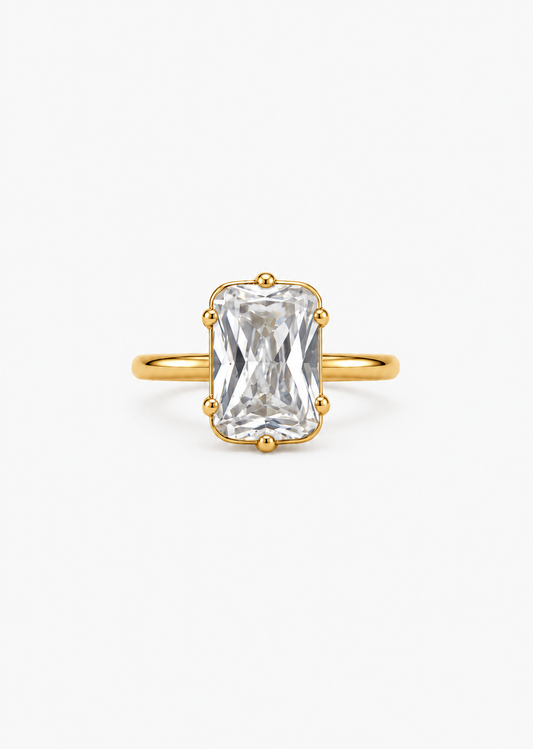 Signature Solitaire Ring | 18K Gold
