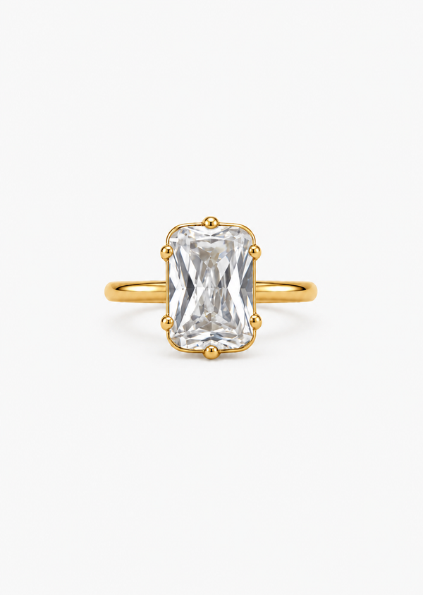 Signature Solitaire Ring | 18K Gold