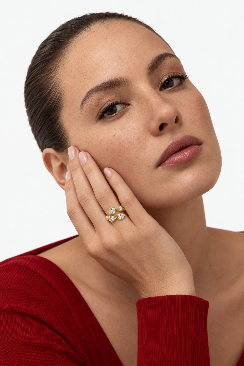 Eternal Drop Ring | 18K Gold