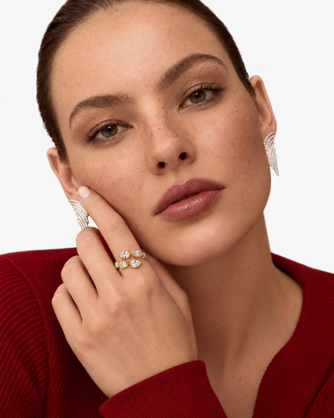 Eternal Drop Ring | 18K Gold