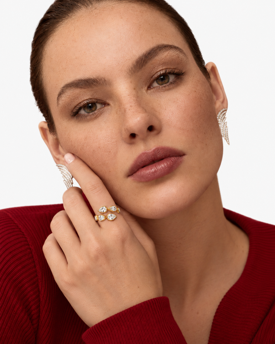 Eternal Drop Ring | 18K Gold