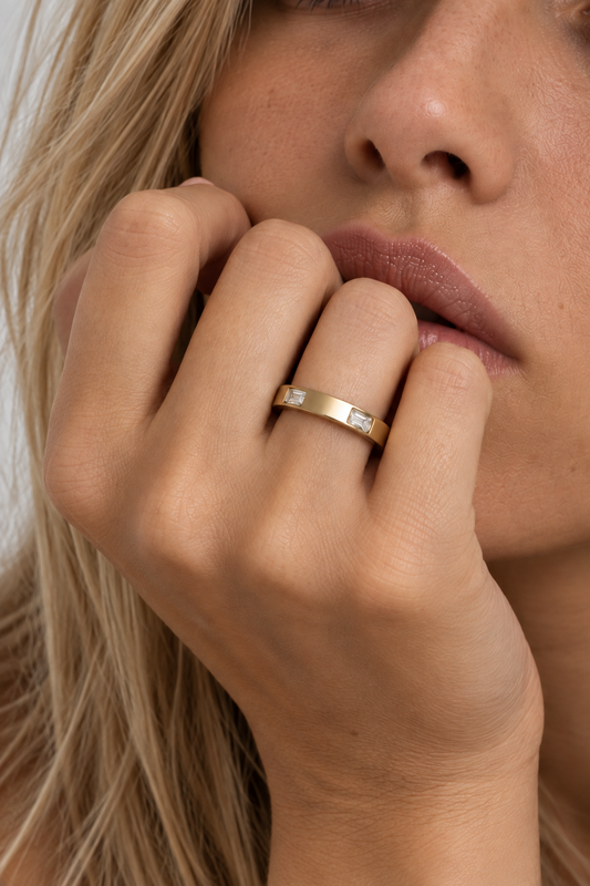 Heritage Band Ring | 18K Gold