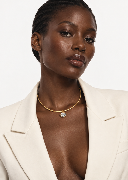 Solitaire Necklace | 18K Gold