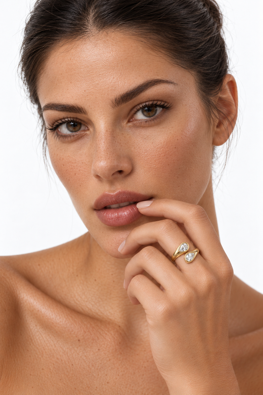 Toi et Moi Ring | 18K Gold