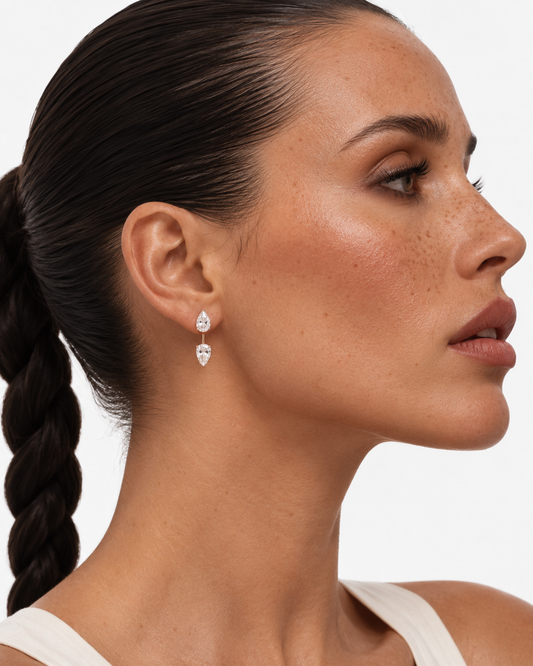 Zirconia Stud Jackets | 18K Gold