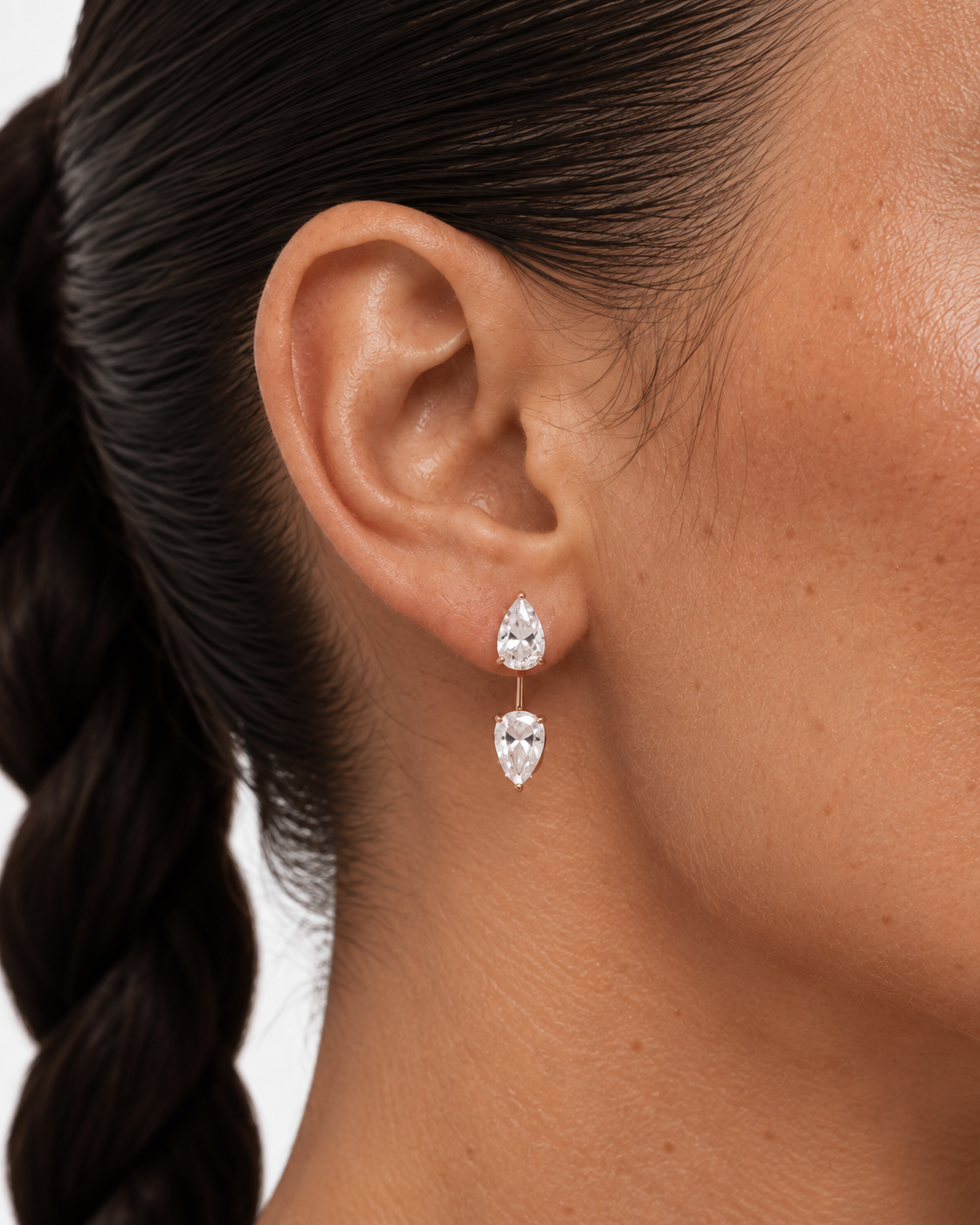 Zirconia Stud Jackets | 18K Gold