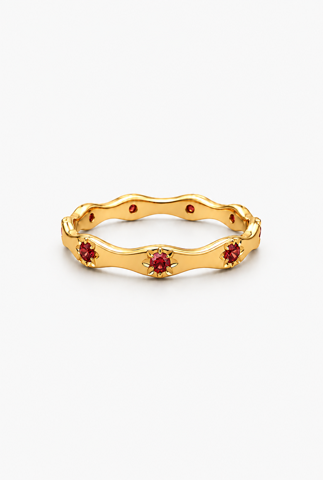 Molten Stacking Ring | 18K Gold
